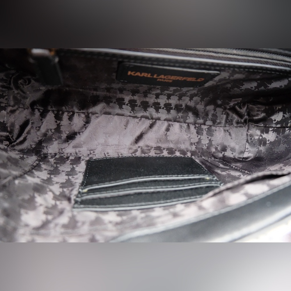 NWT Karl Lagerfeld Tweed Bag - Picture 7 of 7